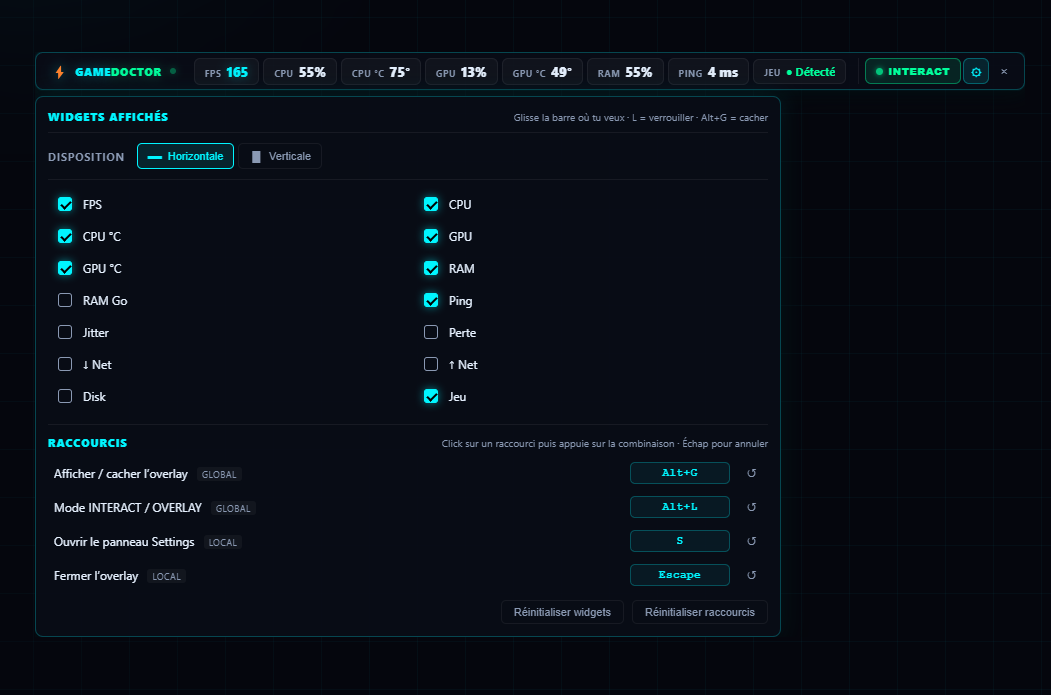 Overlay 100% personnalisable